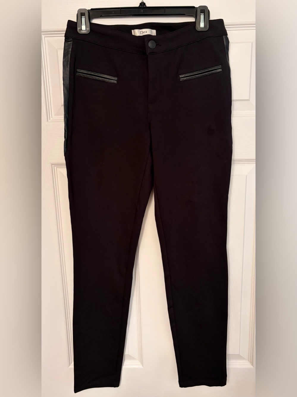 Dex Women’s Mid-Rise Black Casual Pants